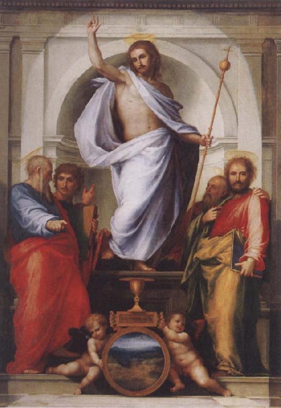 BARTOLOMEO, Fra Christ with the Four Evangelists